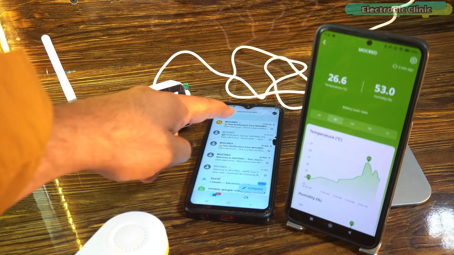 Mocreo H5 Pro notification and email alerts for LoRa monitoring
