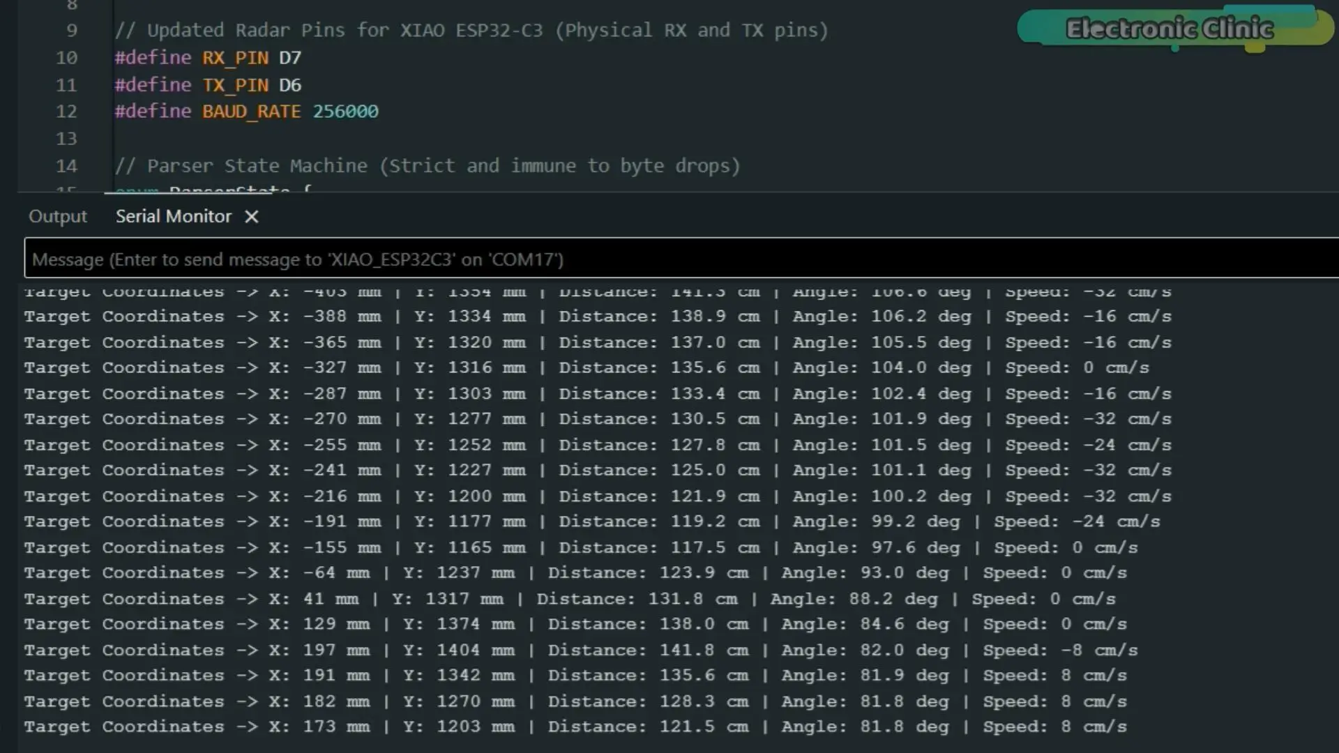 Programming skills for working with the RD-03D mmWave radar and RDK X5