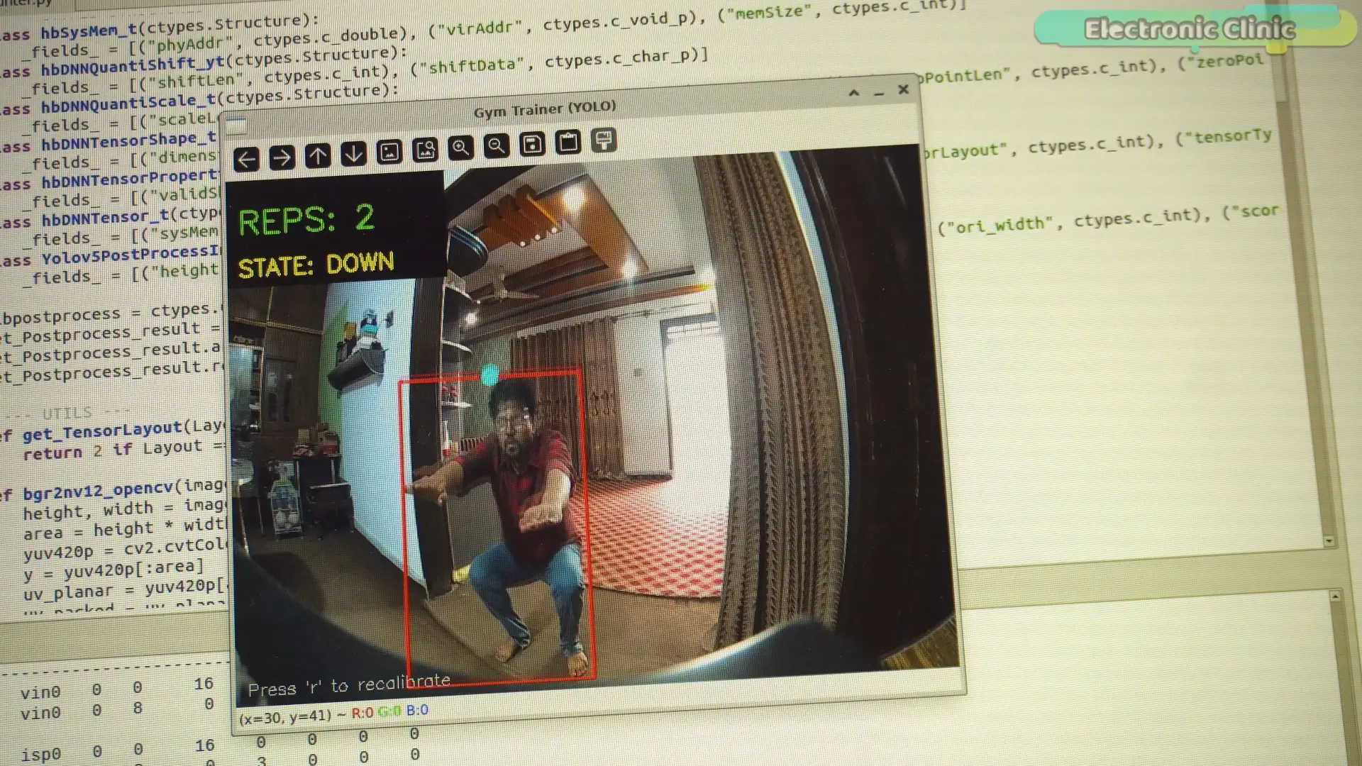 Head Moves Lower During Squat in AI Squats Counter