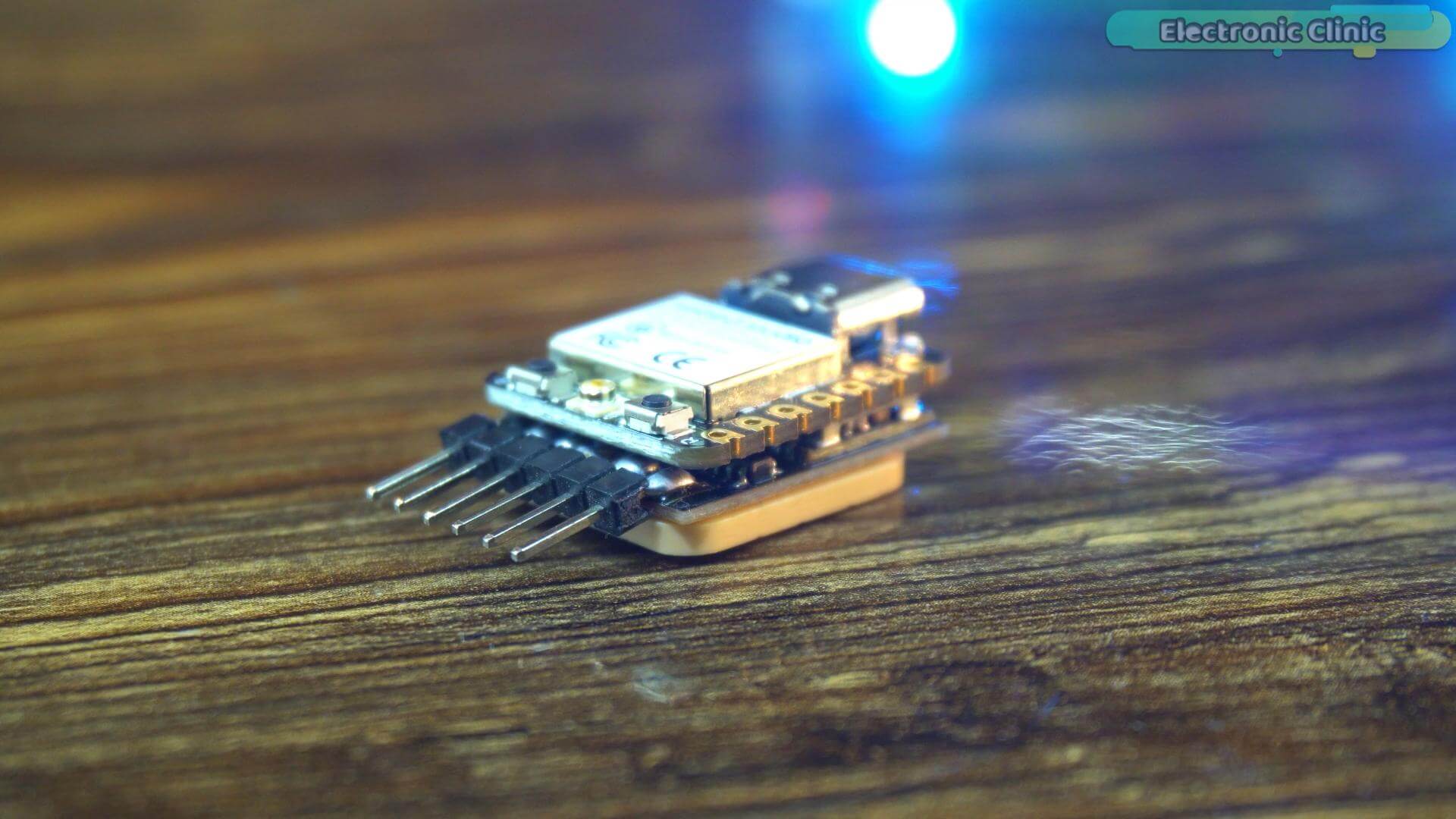Seeed XIAO ESP32-C3 and GP-02 GPS stacked assembly