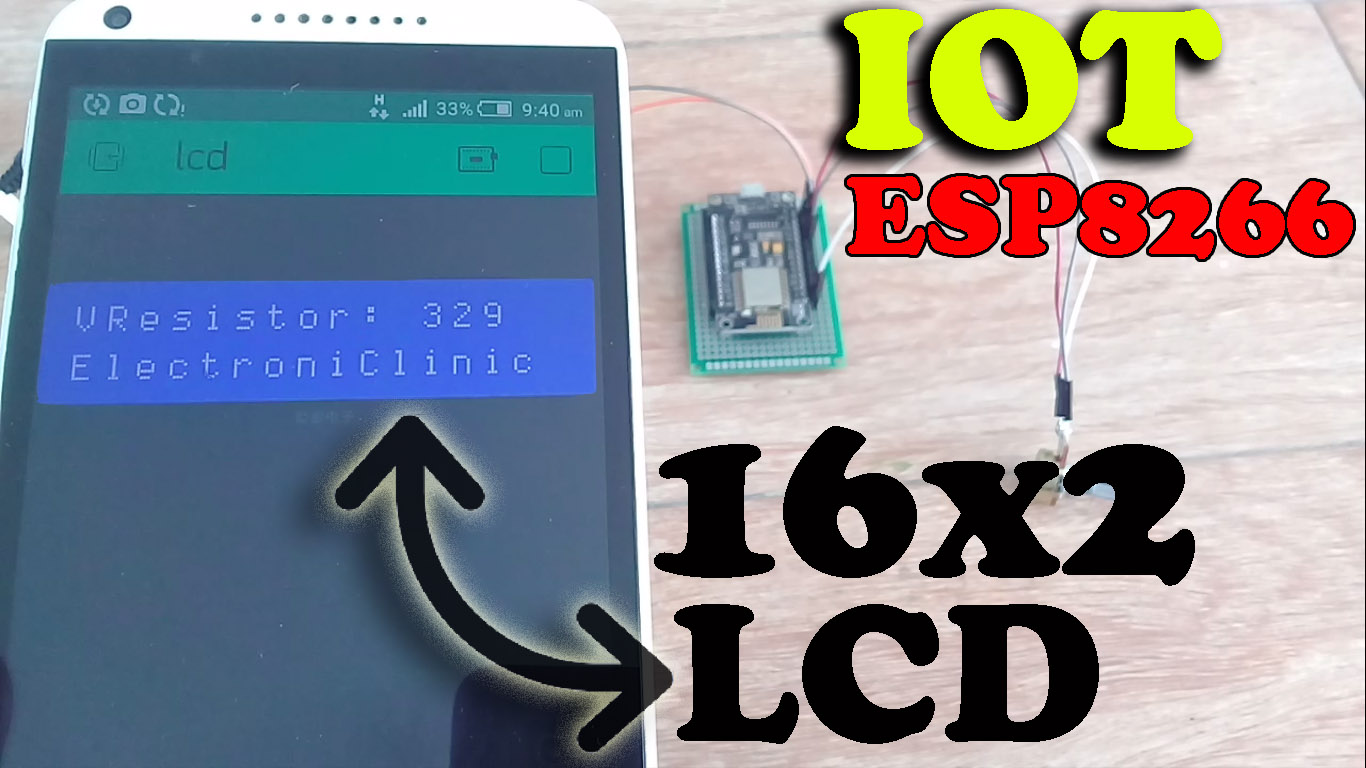 iot 16x2 LCD